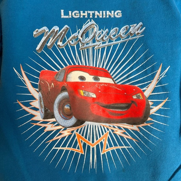Disney Cars Lightning McQueen Blue T-Shirt 18M Baby Boy - Picture 3 of 6